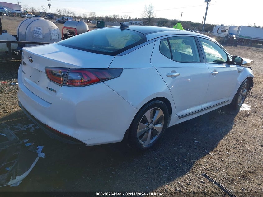 2014 KIA OPTIMA HYBRID EX - KNAGN4AD7E5065508