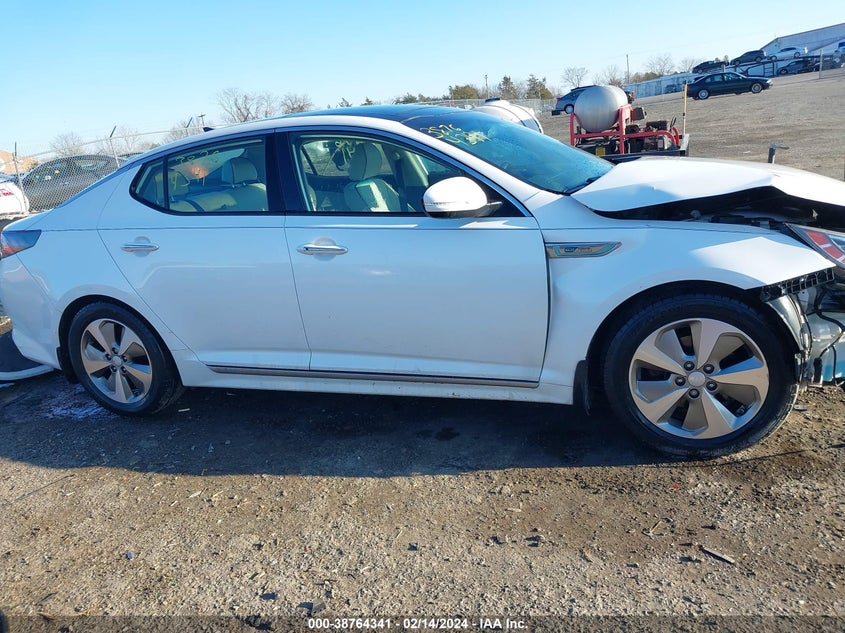 2014 KIA OPTIMA HYBRID EX - KNAGN4AD7E5065508