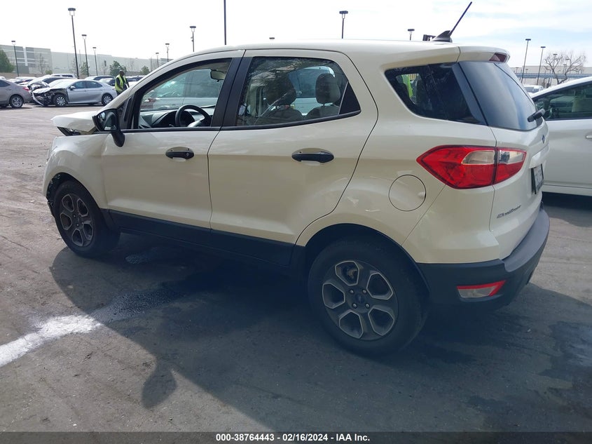 2021 FORD ECOSPORT S - MAJ3S2FE8MC440547