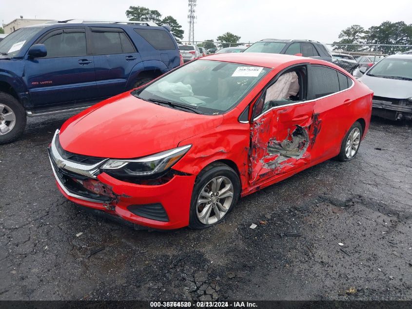 2019 Chevrolet Cruze Lt VIN: 1G1BE5SM9K7119322 Lot: 38764520