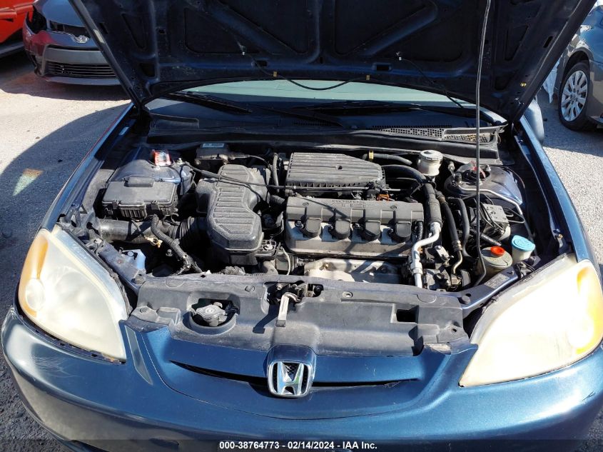 2002 Honda Civic Ex VIN: 1HGEM22972L047644 Lot: 38764773