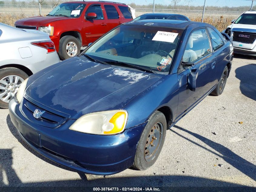 2002 Honda Civic Ex VIN: 1HGEM22972L047644 Lot: 38764773