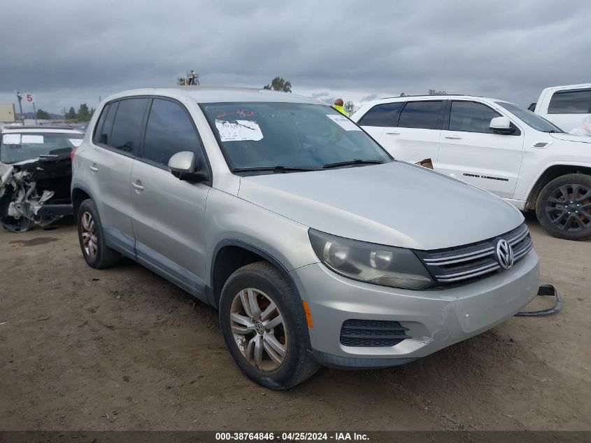 2013 Volkswagen Tiguan S VIN: WVGBV3AX4DW064385 Lot: 38764846