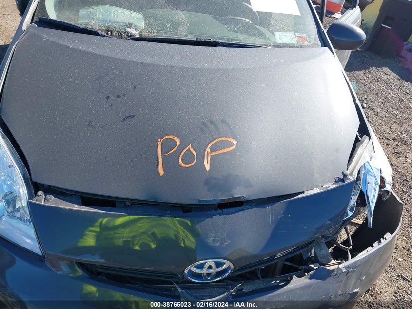 2013 TOYOTA PRIUS VIN: JTDKN3DU6D1719665