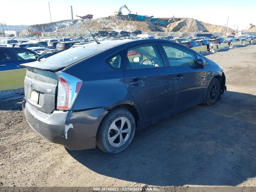 2013 TOYOTA PRIUS VIN: JTDKN3DU6D1719665