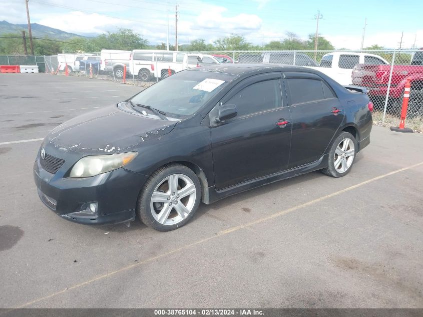 1NXBE40E09Z057622 2009 Toyota Corolla Xrs