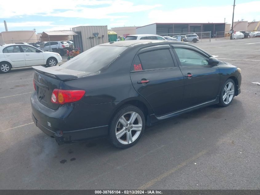 2009 Toyota Corolla Xrs VIN: 1NXBE40E09Z057622 Lot: 38765104