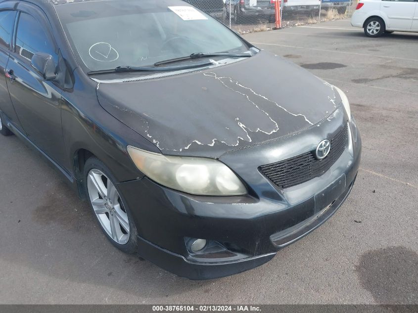 2009 Toyota Corolla Xrs VIN: 1NXBE40E09Z057622 Lot: 38765104