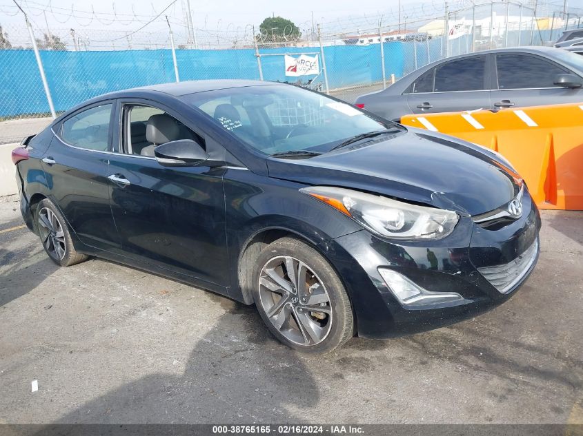 2014 Hyundai Elantra Limited VIN: KMHDH4AE2EU057002 Lot: 38765165