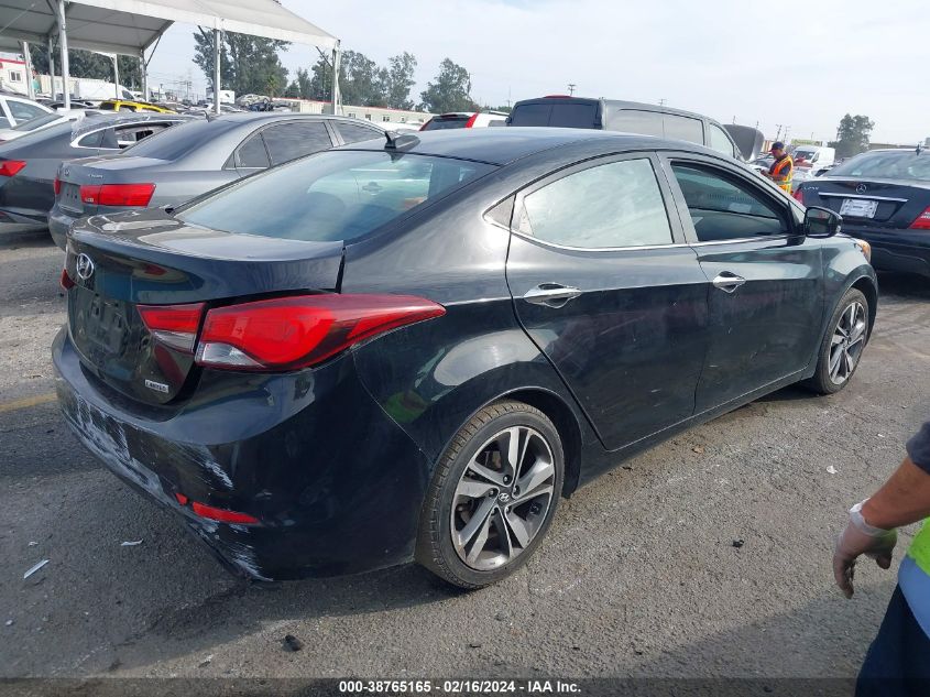 2014 Hyundai Elantra Limited VIN: KMHDH4AE2EU057002 Lot: 38765165