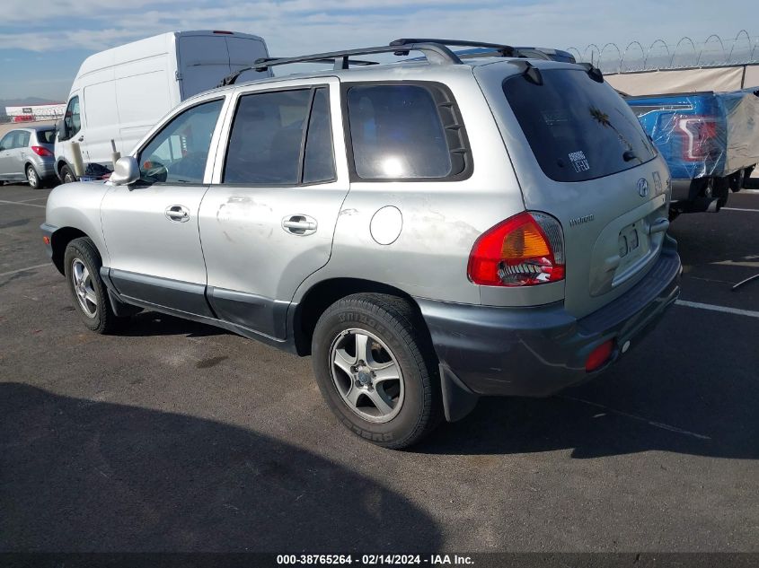 2003 Hyundai Santa Fe VIN: KM8SB12B63U417879 Lot: 38765264