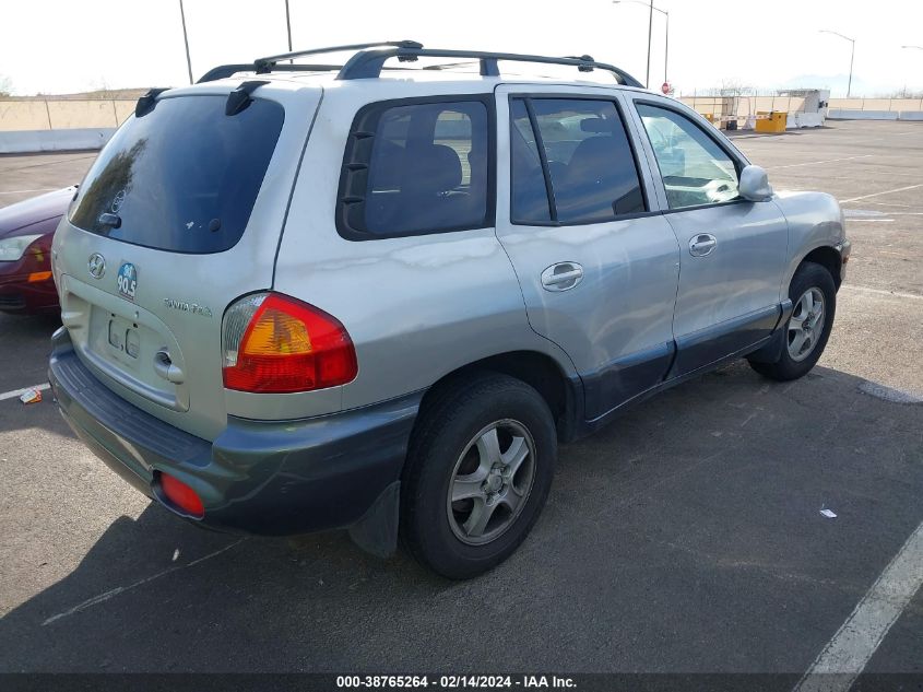 2003 Hyundai Santa Fe VIN: KM8SB12B63U417879 Lot: 38765264