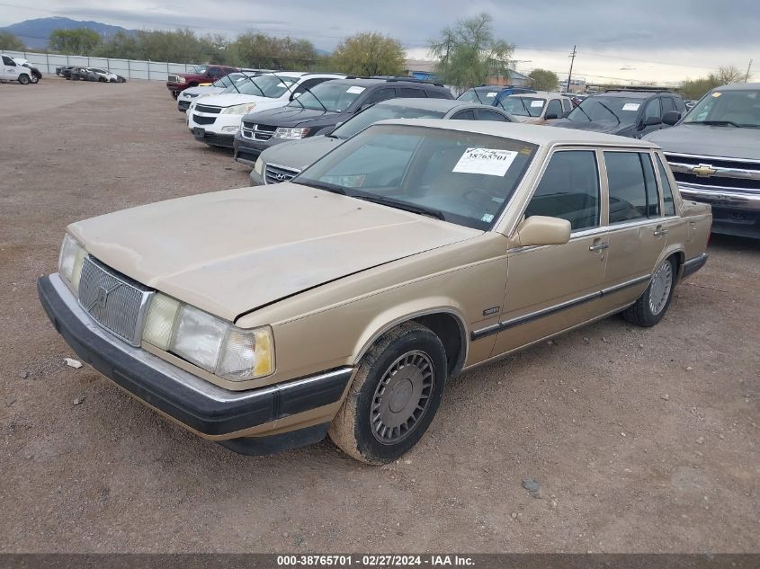 1990 Volvo 760 VIN: YV1GA8742L0089748 Lot: 38765701