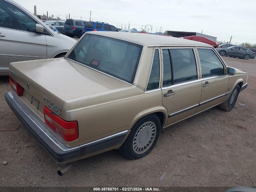 1990 Volvo 760 VIN: YV1GA8742L0089748 Lot: 38765701