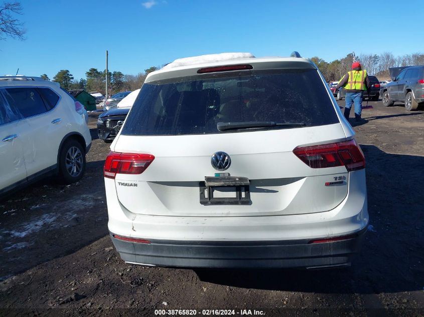 2018 Volkswagen Tiguan 2.0T S VIN: 3VV0B7AX3JM079940 Lot: 38765820