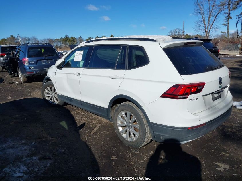 2018 VOLKSWAGEN TIGUAN S - 3VV0B7AX3JM079940