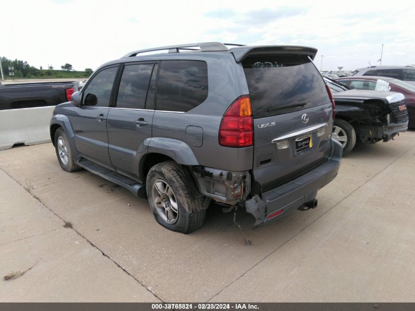 2005 Lexus Gx 470 VIN: JTJBT20X750075565 Lot: 38765821