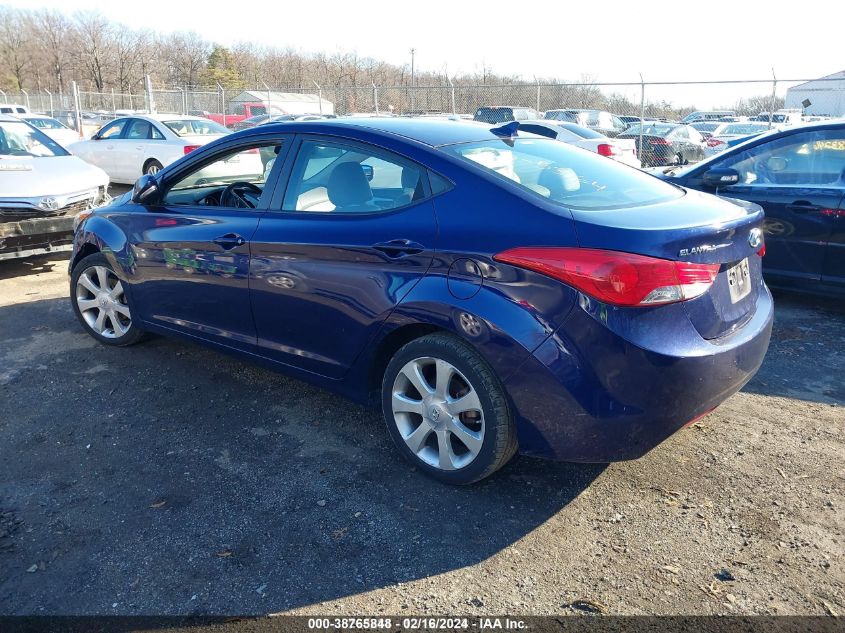 2012 Hyundai Elantra Limited VIN: 5NPDH4AE8CH094163 Lot: 38765848