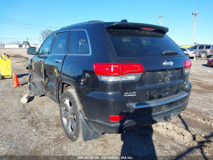 2014 Jeep Grand Cherokee Overland VIN: 1C4RJFCG4EC218982 Lot: 38766104