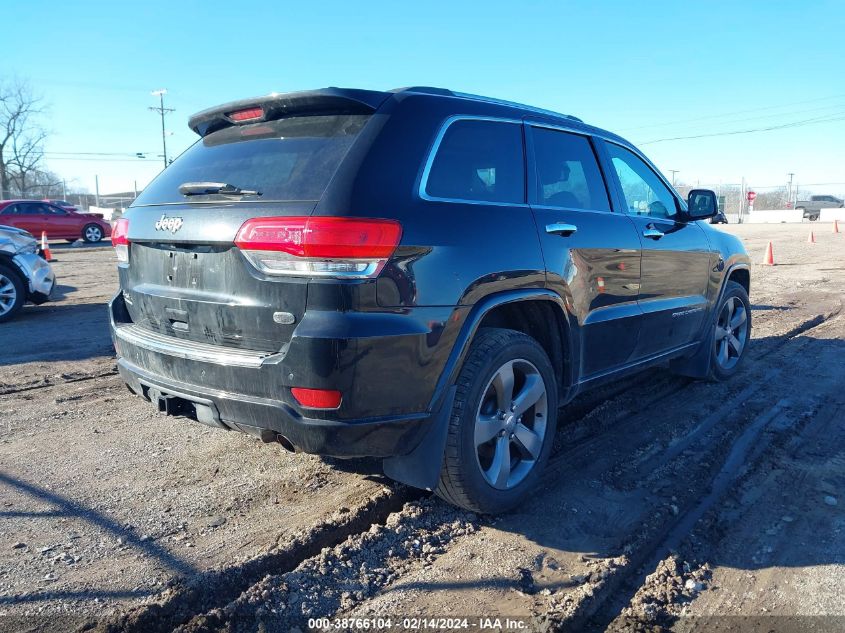 2014 Jeep Grand Cherokee Overland VIN: 1C4RJFCG4EC218982 Lot: 38766104