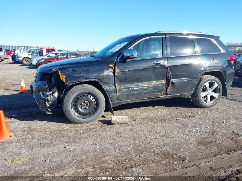 2014 Jeep Grand Cherokee Overland VIN: 1C4RJFCG4EC218982 Lot: 38766104