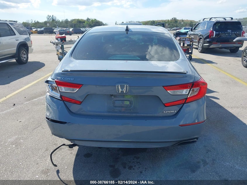 VIN 1HGCV1F39MA097741 2021 HONDA ACCORD SPORT
