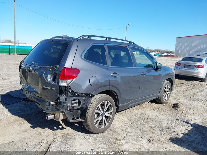 VIN JF2SKANC0NH492115 2022 SUBARU FORESTER LIMITED