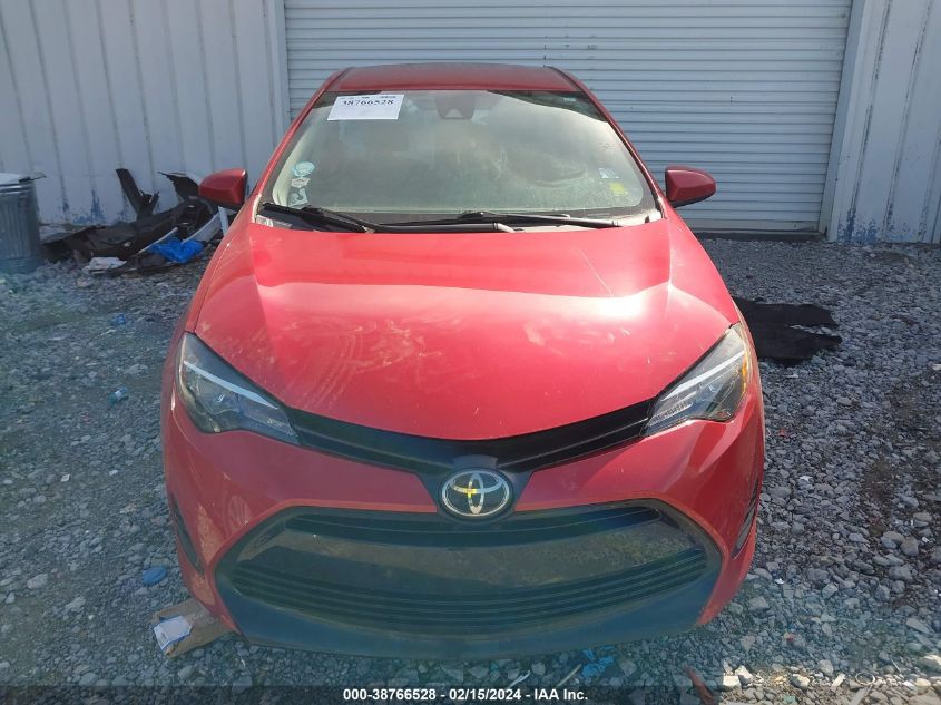 2019 Toyota Corolla Le VIN: 2T1BURHE5KC216629 Lot: 38766528