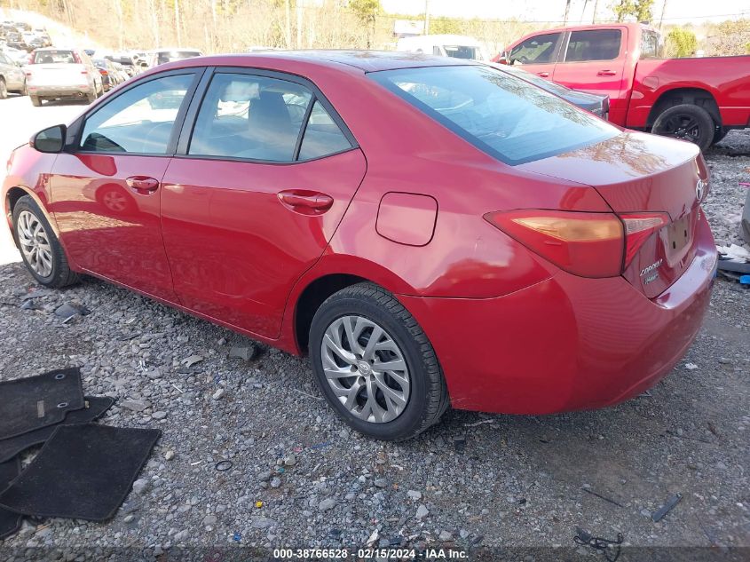 2019 Toyota Corolla Le VIN: 2T1BURHE5KC216629 Lot: 38766528