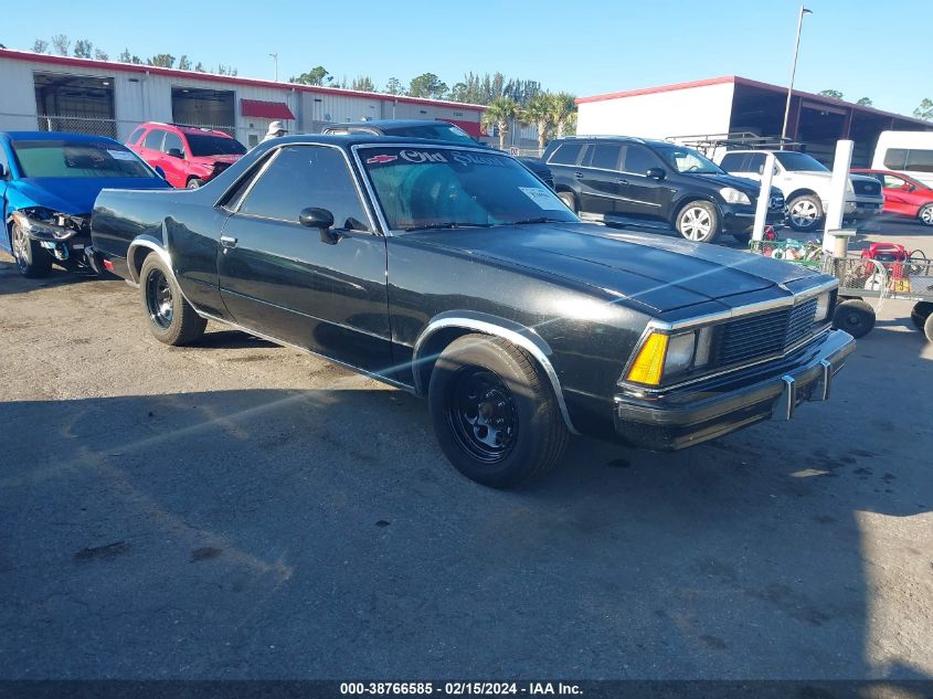 1981 Chevrolet El Camino VIN: 1GCCW80K1BR454221 Lot: 38766585