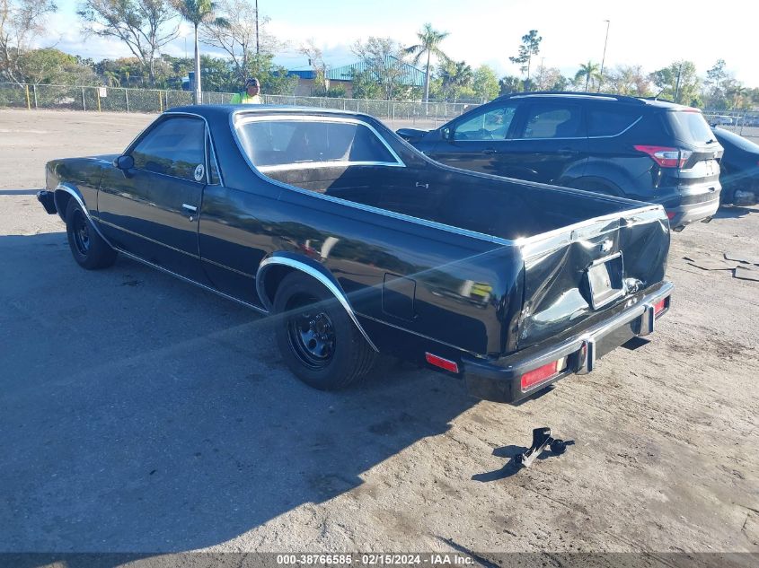 1981 Chevrolet El Camino VIN: 1GCCW80K1BR454221 Lot: 38766585