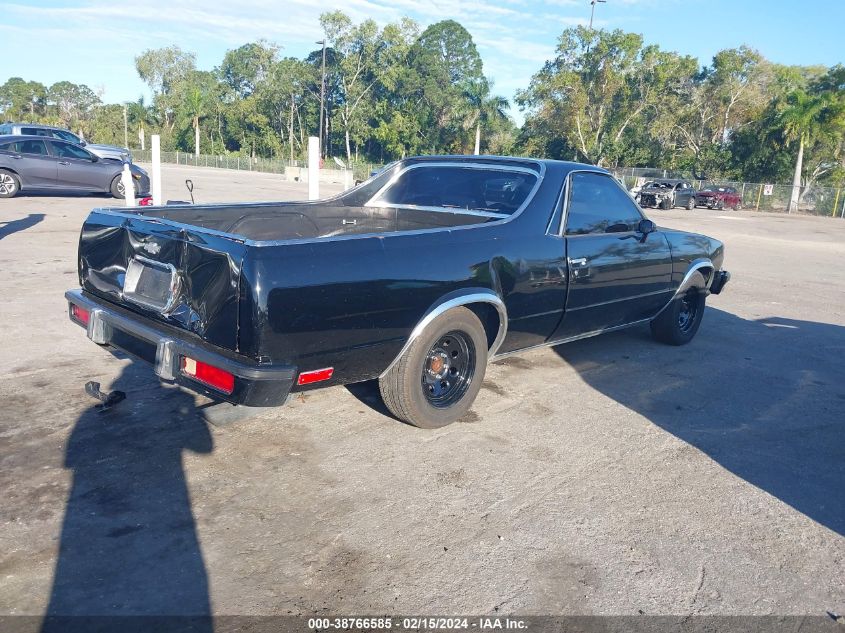 1981 Chevrolet El Camino VIN: 1GCCW80K1BR454221 Lot: 38766585