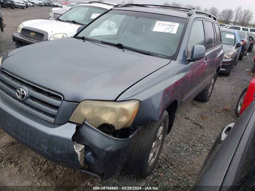 2004 Toyota Highlander V6 VIN: JTEDP21A740004838 Lot: 38766660