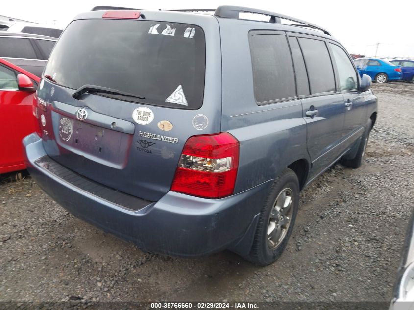 2004 Toyota Highlander V6 VIN: JTEDP21A740004838 Lot: 38766660