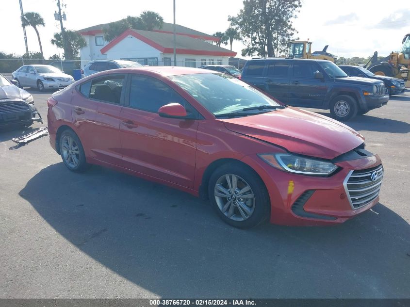 2017 HYUNDAI ELANTRA SE - KMHD84LF2HU224825