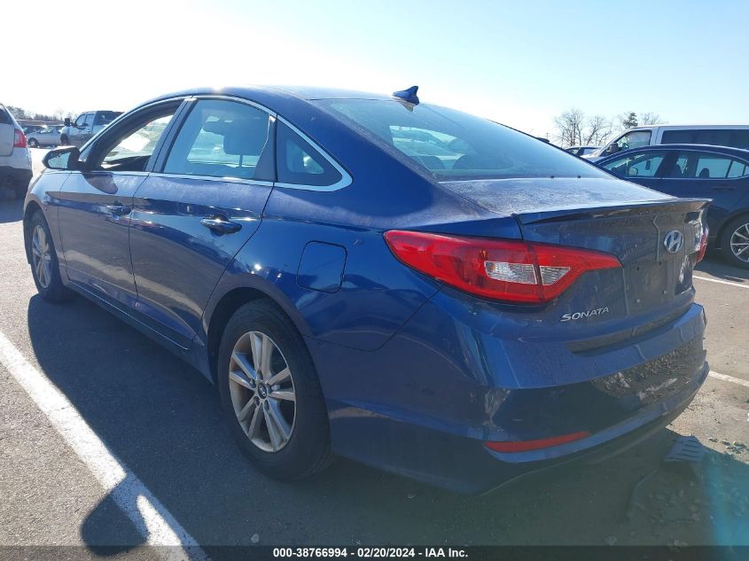 2017 Hyundai Sonata Se VIN: 5NPE24AF1HH551272 Lot: 38766994