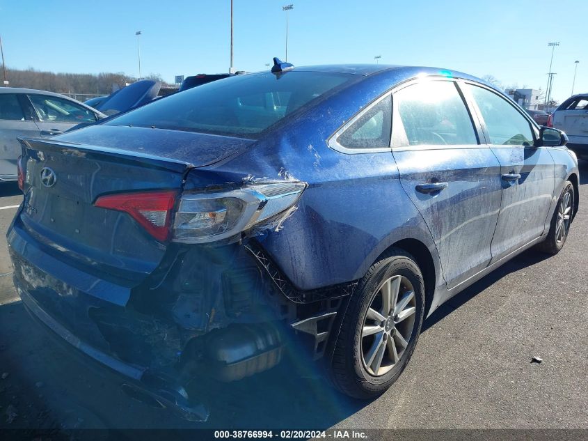 2017 Hyundai Sonata Se VIN: 5NPE24AF1HH551272 Lot: 38766994