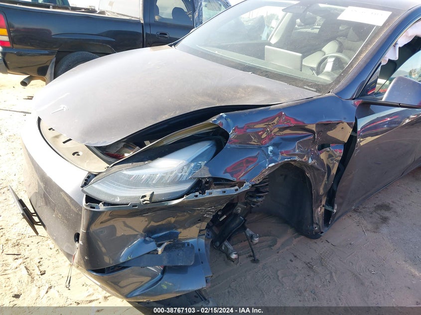 VIN 5YJYGDEE4MF182075 2021 TESLA MODEL Y LONG RANGE DUAL MOTOR ALL-WHEEL DRIVE