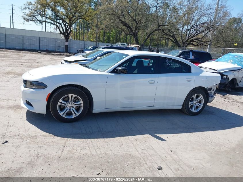 2023 Dodge Charger Sxt VIN: 2C3CDXBG2PH529299 Lot: 38767179