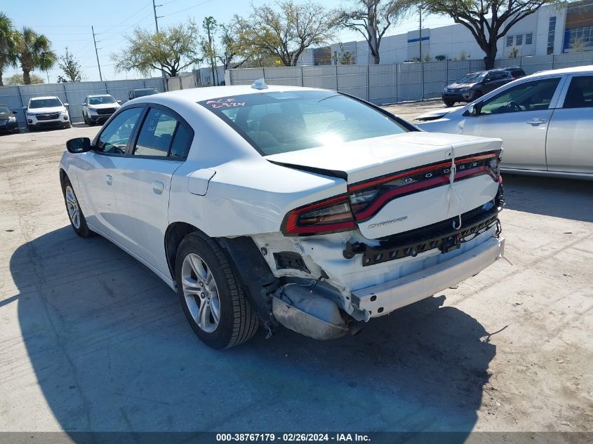 2023 Dodge Charger Sxt VIN: 2C3CDXBG2PH529299 Lot: 38767179