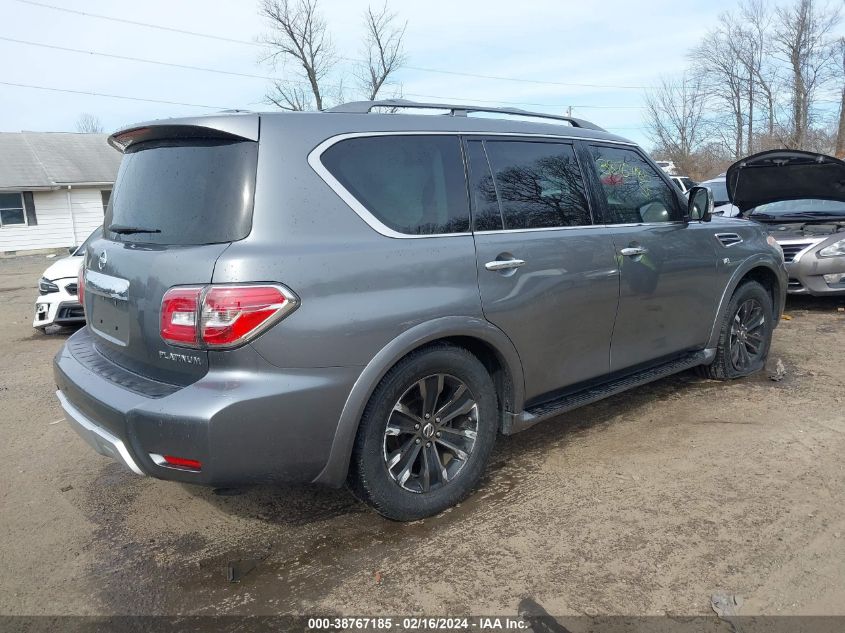 2017 Nissan Armada Platinum VIN: JN8AY2NEXH9707972 Lot: 38767185