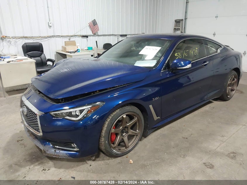 VIN JN1FV7EL2JM630672 2018 INFINITI Q60 3.0T RED SPORT 400