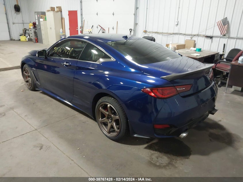VIN JN1FV7EL2JM630672 2018 INFINITI Q60 3.0T RED SPORT 400
