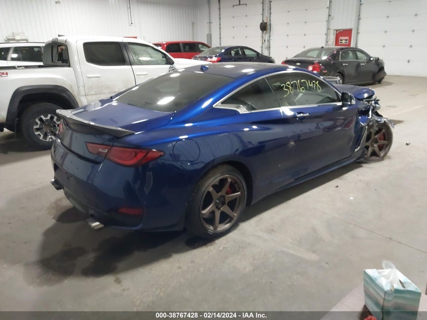VIN JN1FV7EL2JM630672 2018 INFINITI Q60 3.0T RED SPORT 400