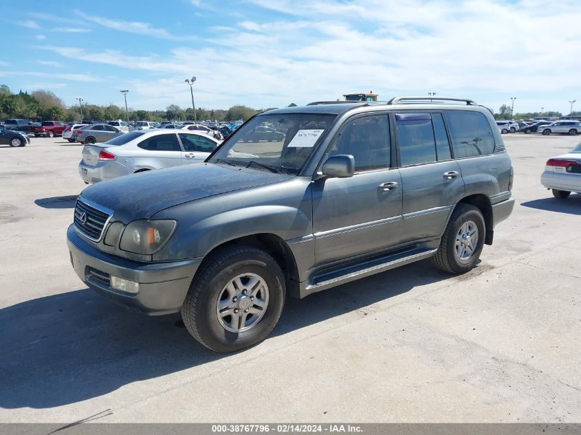 1999 Lexus Lx 470 VIN: JT6HT00W5X0050604 Lot: 38767796