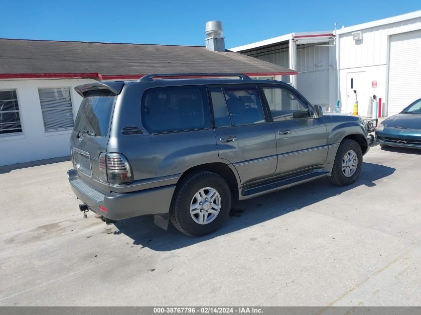 1999 Lexus Lx 470 VIN: JT6HT00W5X0050604 Lot: 38767796