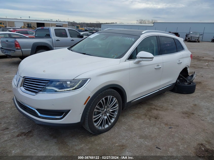 2017 LINCOLN MKX RESERVE - 2LMPJ6LR2HBL30256