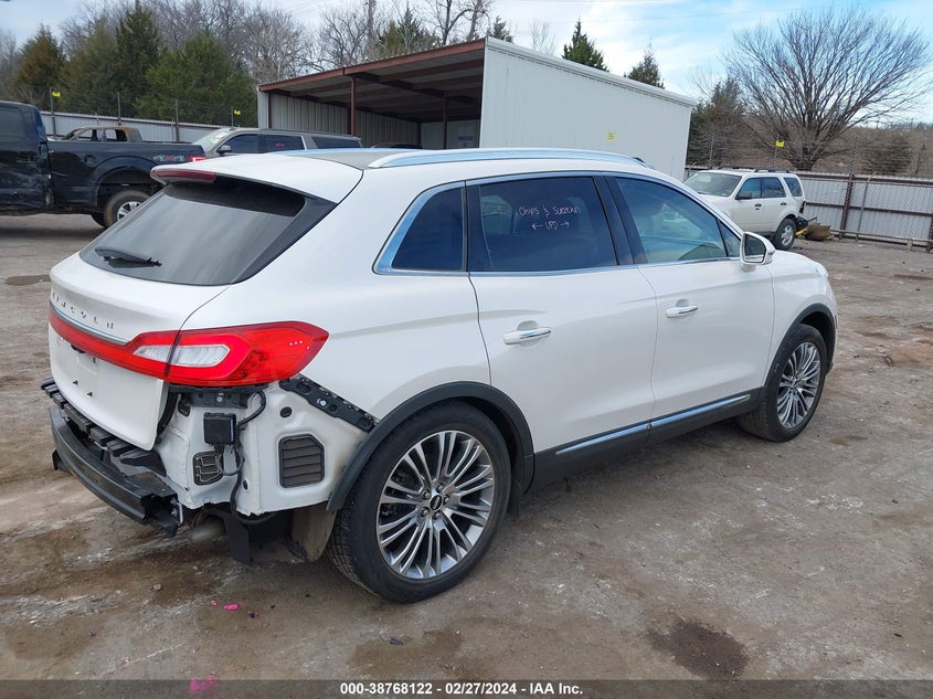 2017 LINCOLN MKX RESERVE - 2LMPJ6LR2HBL30256