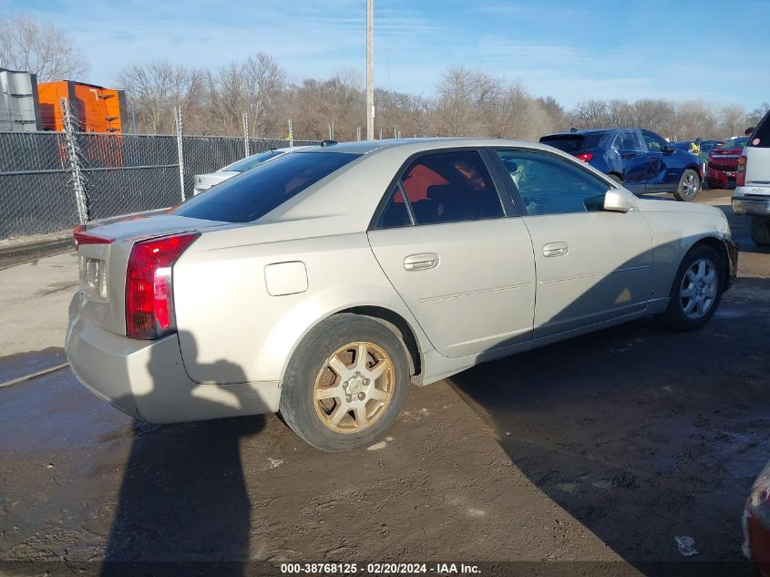 2007 Cadillac Cts Standard VIN: 1G6DM57T370117619 Lot: 38768125