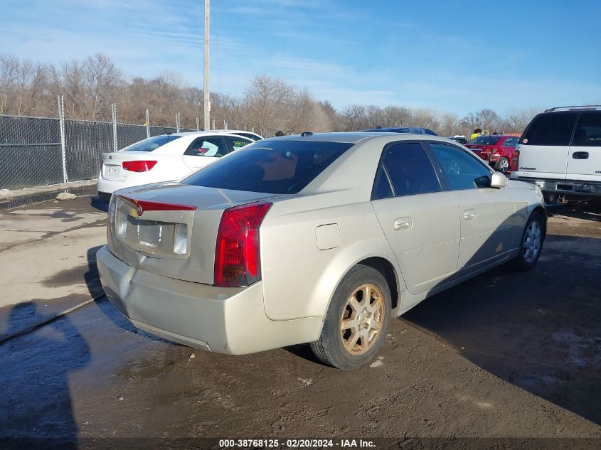 2007 Cadillac Cts Standard VIN: 1G6DM57T370117619 Lot: 38768125